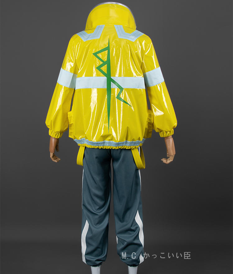 David Martinez Cosplay Costume Cyberpunk: Edgerunners Premium Leather Jacket Wig Shoes