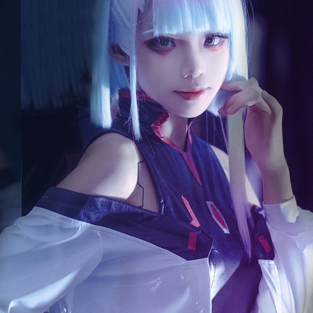 Lucy Cosplay Costume Cyberpunk: Edgerunners Style B