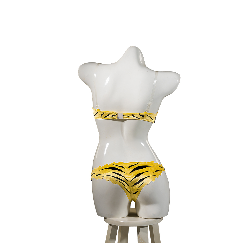 Urusei Yatsura Lum Cosplay Costume Yellow Swimwear Bikini Set In Stock Takerlama