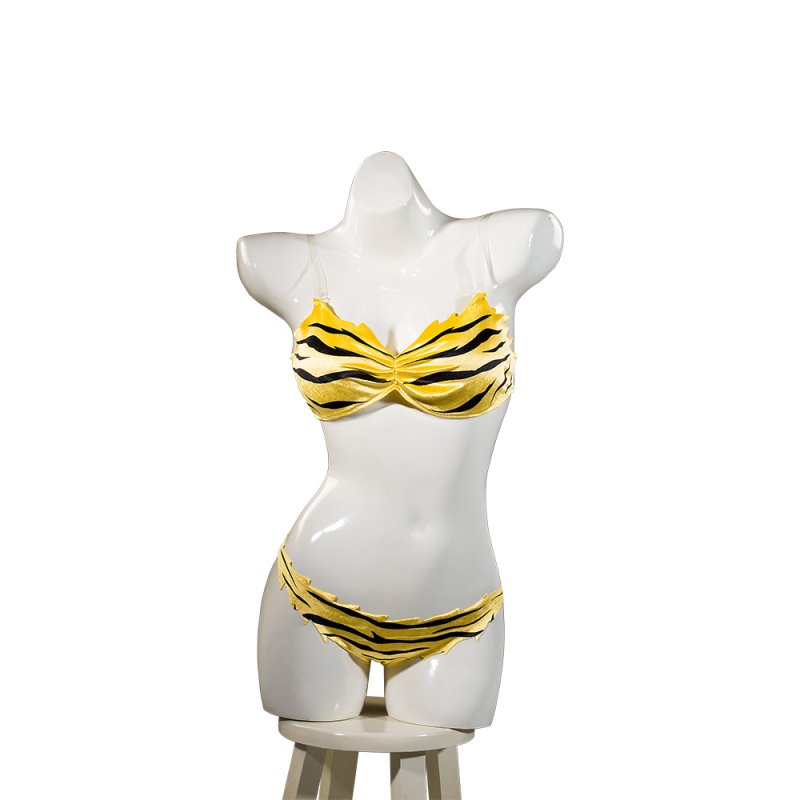 Urusei Yatsura Lum Cosplay Costume Yellow Swimwear Bikini Set In Stock Takerlama