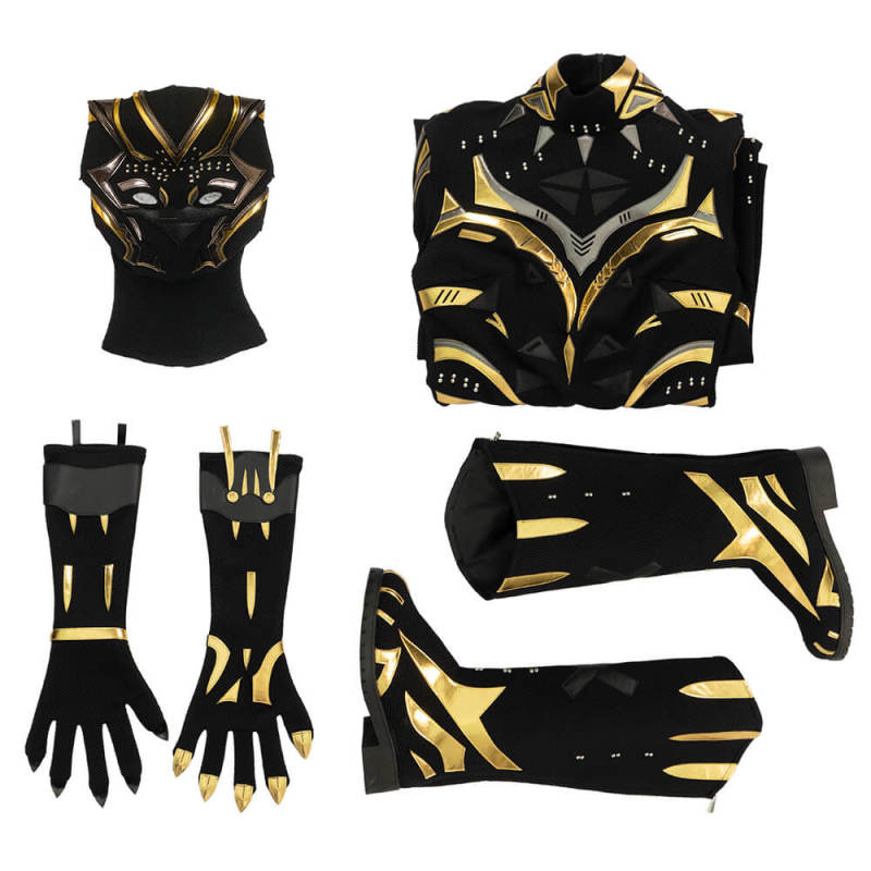 Deluxe Shuri Leather Cosplay Costume Black Panther Wakanda Forever Takerlama