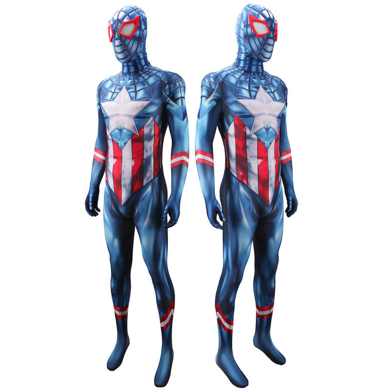 Takerlama Captain America Spider-Man Cosplay Costume New