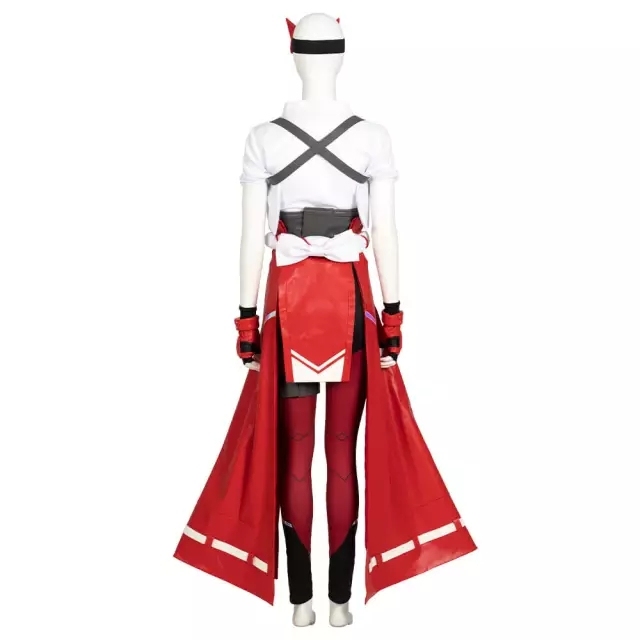 Overwatch 2 Kiriko Cosplay Costume Ow2 Red Outfits Mask XS S M L In Stock