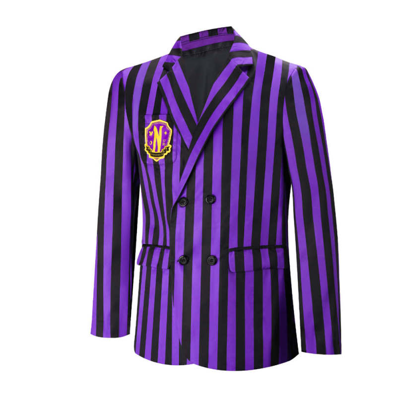 Men's Purple School Uniform Men In Stock-Takerlama