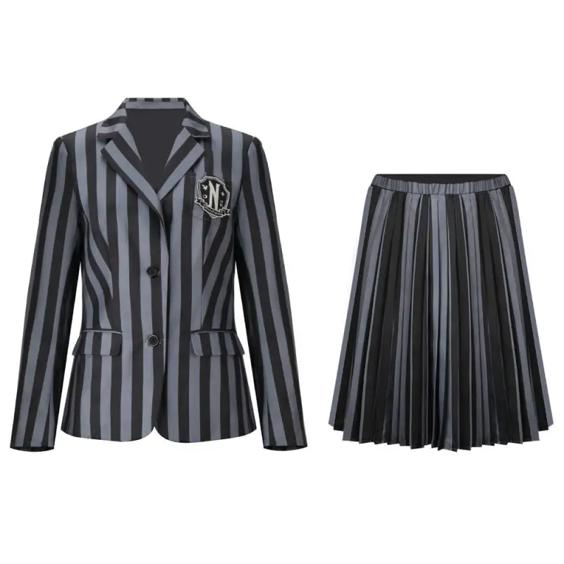 Addam Academy Black School Uniform Halloween Costume In Stock Takerlama