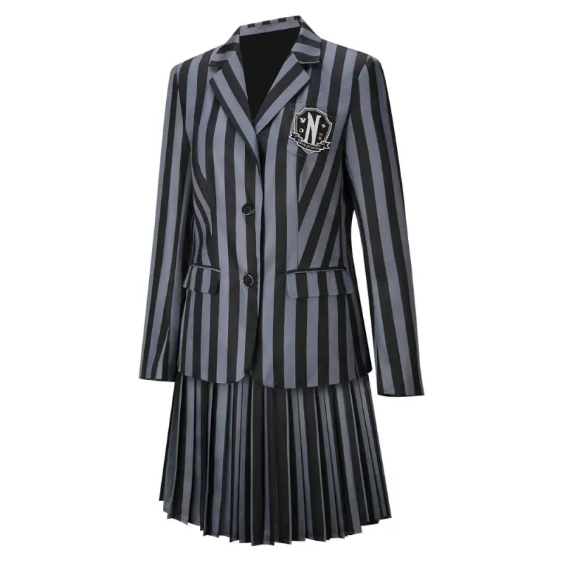 Addam Academy Black School Uniform Halloween Costume In Stock Takerlama