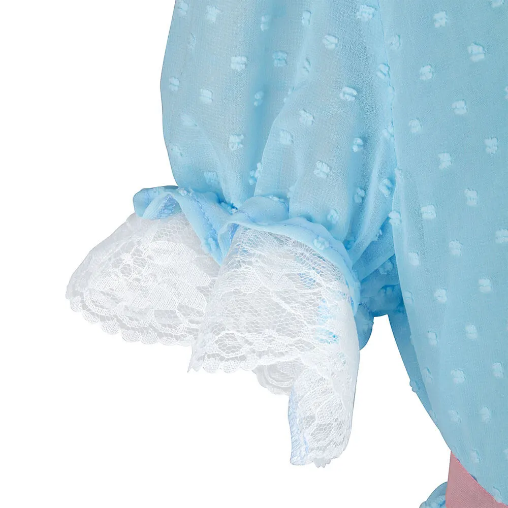 princess polly baby blue dress Horror Movie the Shining Twin Girls Cosplay Blue Dress Costume Kid Halloween main image 1