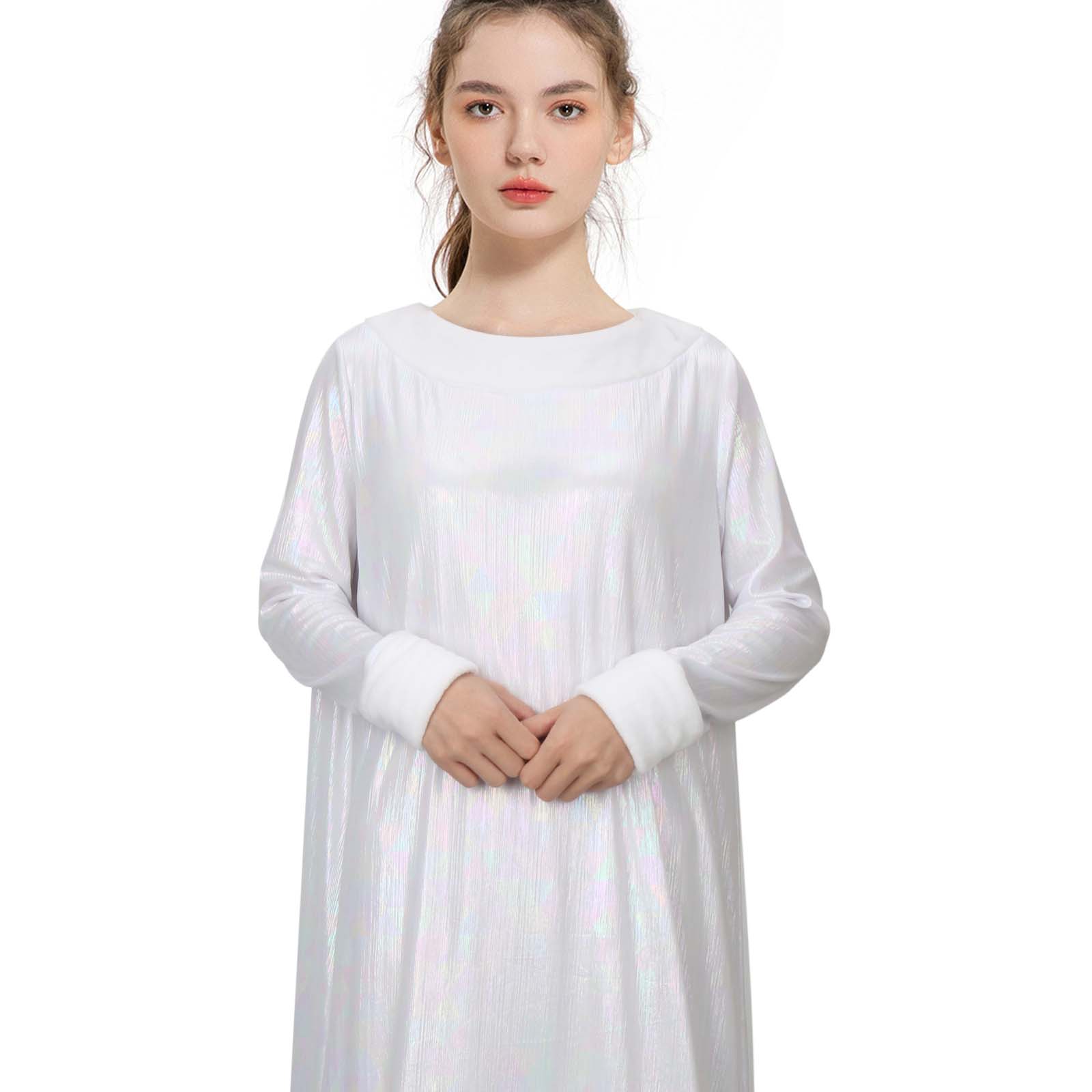 Wednesday Addams Enid Sinclair White Party Dress Cosplay Costume Takerlama