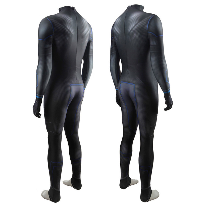 Men Nightwing Costume Titans Richard Grayson Cosplay Muscle Suit