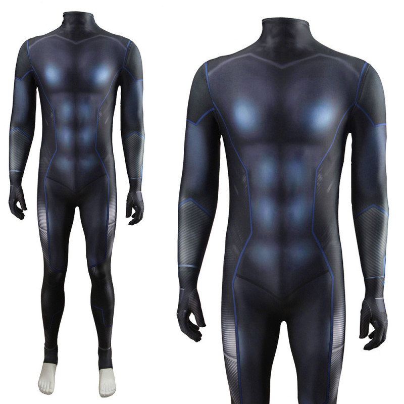 Men Nightwing Costume Titans Richard Grayson Cosplay Muscle Suit