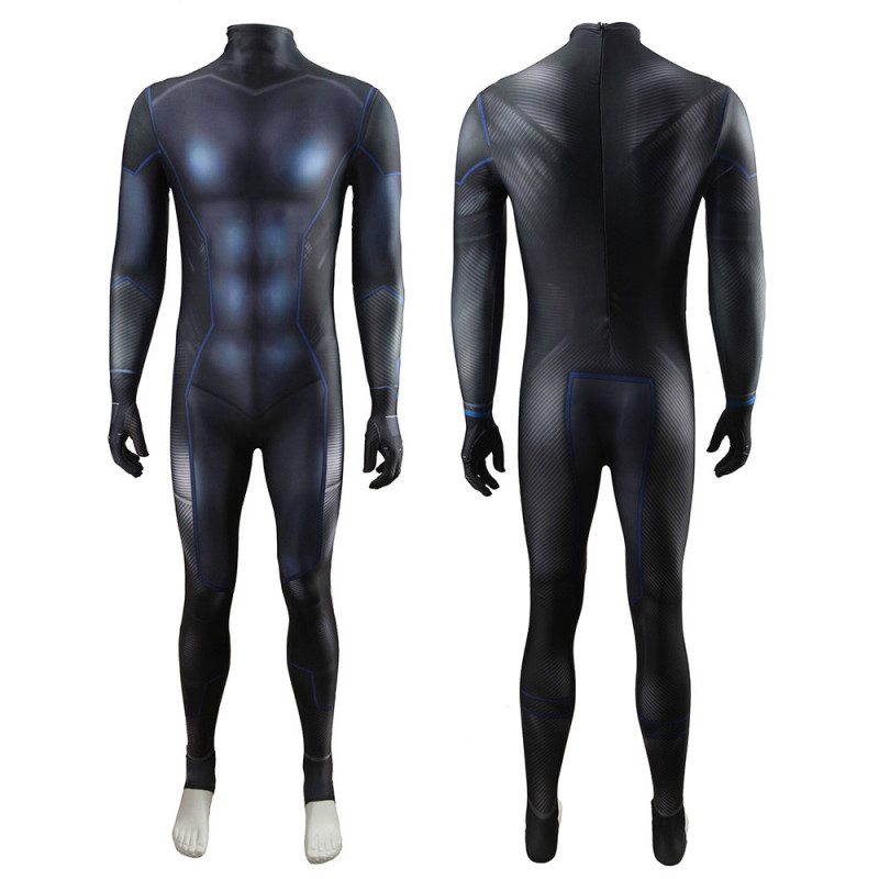 Men Nightwing Costume Titans Richard Grayson Cosplay Muscle Suit