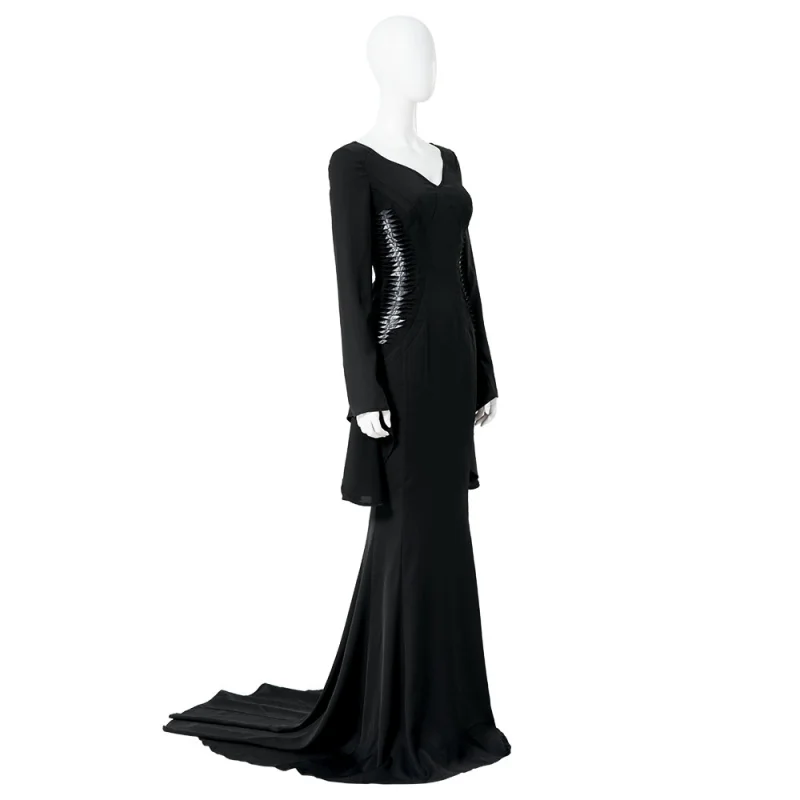 Morticia Addam Party Dress In Stock Takerlama