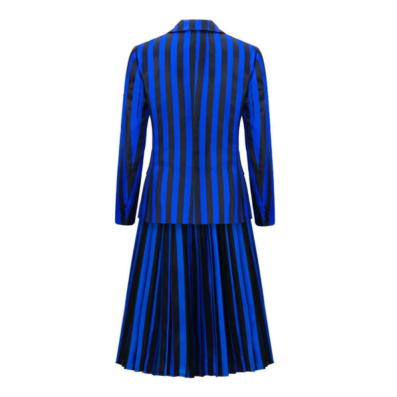 Addam Academy Uniform Halloween Cosplay Costume Blue In Stock-Takerlama