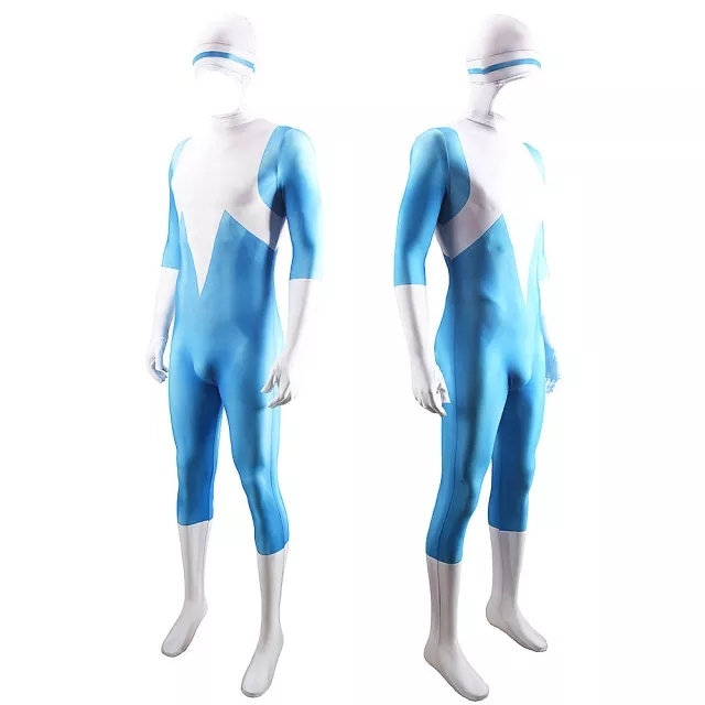 Frozone Cosplay Costume The Incredibles 2 Jumpsuit Mask