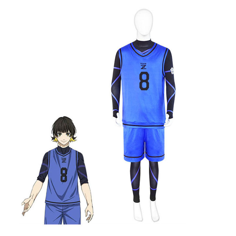 Blue Lock Cosplay Costume Yoichi Isagi Meguru Bachira Rensuke Kunigami  Hyoma Chigiri Football Jersey