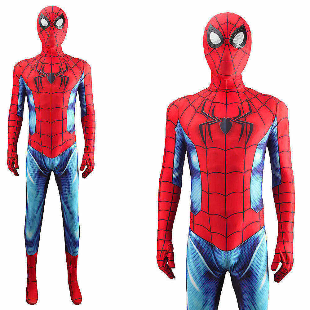 Spider-Man No Way Home Cosplay Costume Peter Parker Superhero Bodysuit Adults Kids