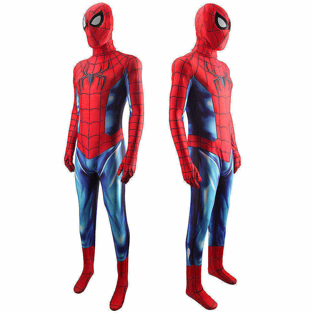 Spider-Man No Way Home Cosplay Costume Peter Parker Superhero Bodysuit Adults Kids