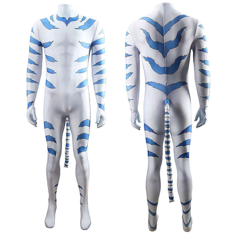 Onmyou Taisenki White Tiger Kogenta Cosplay Costumes Jumpsuit