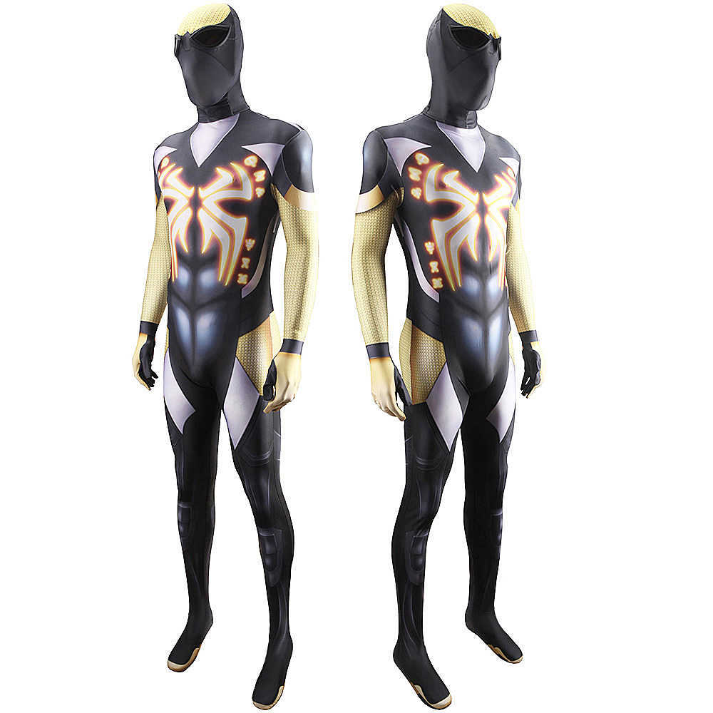 Marvel's Midnight Suns Spider-Man Cosplay Costume Bodysuit Mask