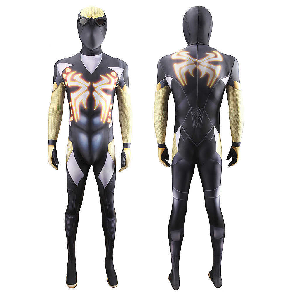 Marvel's Midnight Suns Spider-Man Cosplay Costume Bodysuit Mask