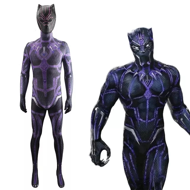 Black Panther 2 Cosplay Costume With Latex Mask