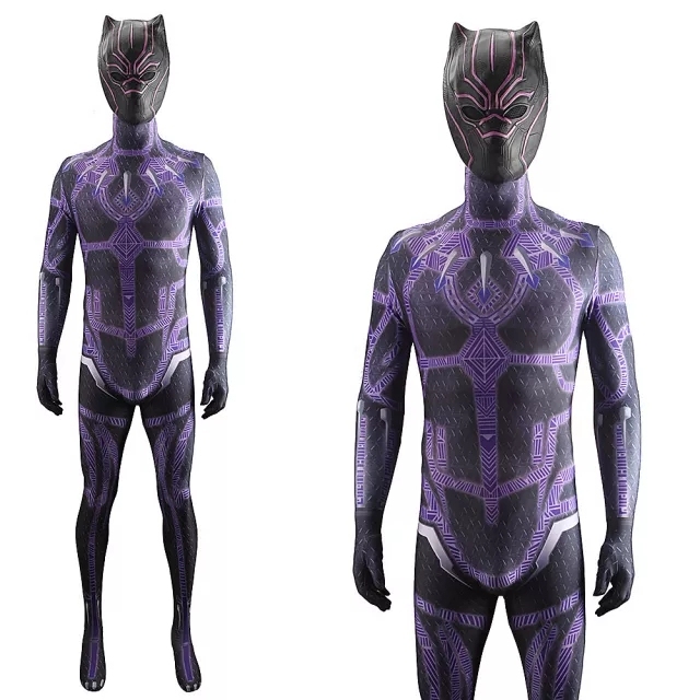 Black Panther 2 Cosplay Costume With Latex Mask