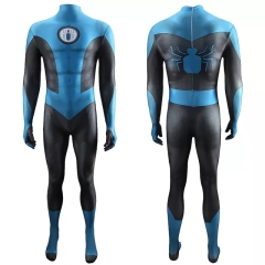 Empyre: Fantastic Four Spider-Man Cosplay Costume Halloween Superher Jumpsuit Blue Takerlama