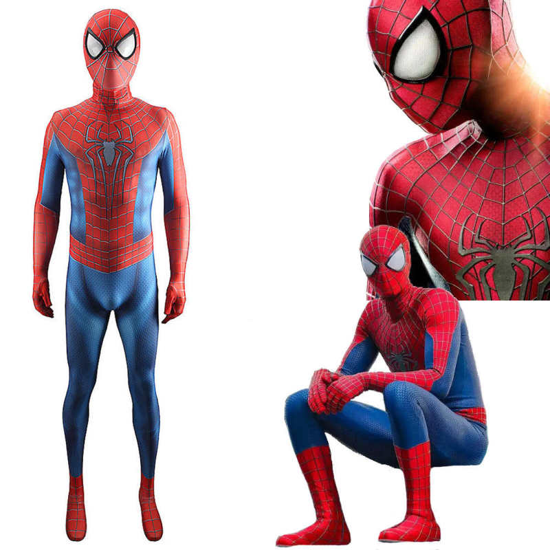 Peter Paker Suit The Amazing Spider-Man Bodysuit Andrew Garfield