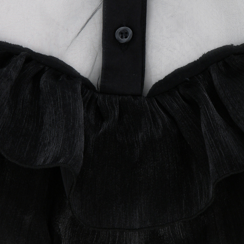 Adult Wednesday Addams Dance Dress Party Costume Black Lolita Merlina Dress In Stock Takerlama