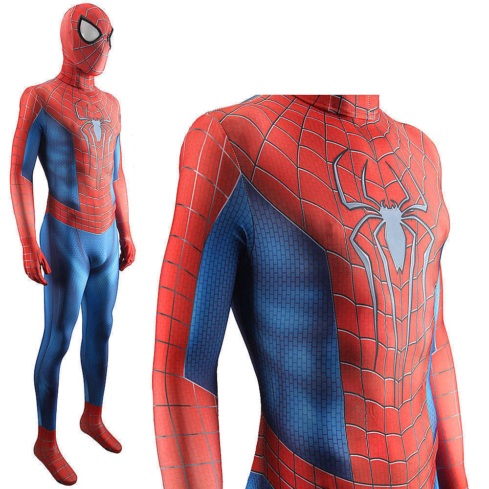 Peter Paker Suit The Amazing Spider-Man Bodysuit Andrew Garfield