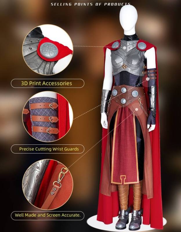 Thor: Love and Thunder Jane Foster Mighty Thor Cosplay Costume