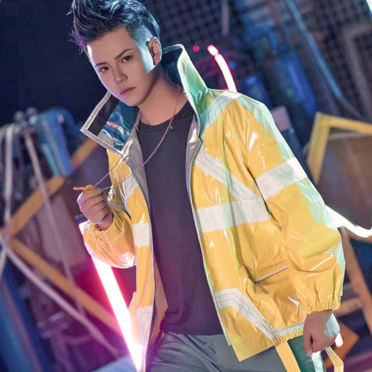 David Martinez Cosplay Costume Cyberpunk: Edgerunners Premium Leather Jacket Wig Shoes