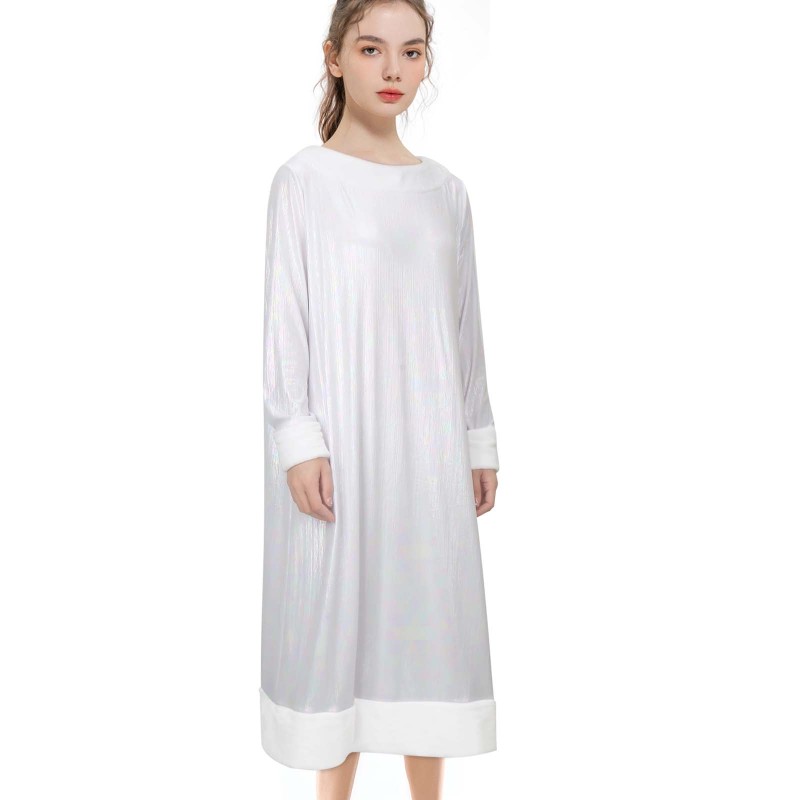 Enid Sinclair White Party Dress Cosplay Costume-Wednesday Addams