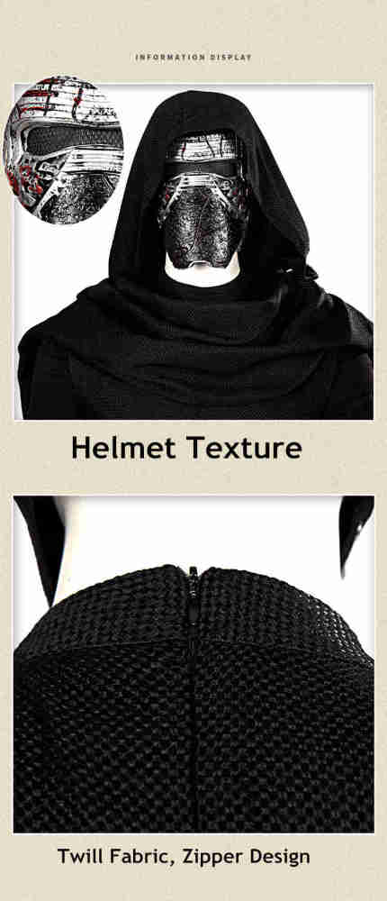 Kylo Ren Cosplay Costume Star Wars The Force Awakens