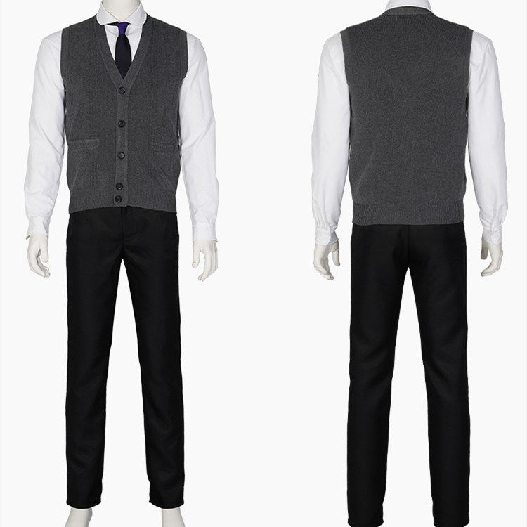 Men Nevermore Academy Purple School Uniform The Addams Family Wednesday Costume