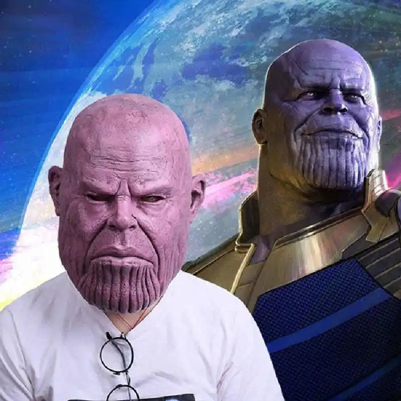 Deluxe Thanos Mask Avengers: Endgame Halloween Props Replica