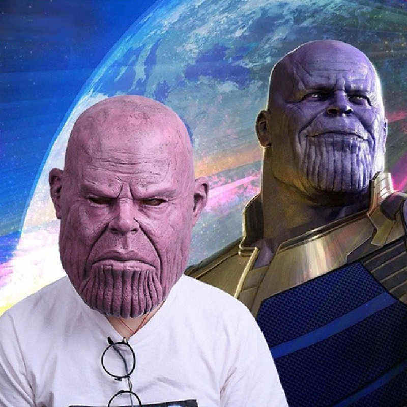 Deluxe Thanos Mask Avengers: Endgame Halloween Props Replica