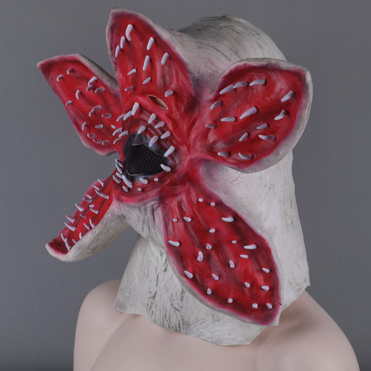 Demogorgon Cosplay Mask Stranger Things CannibalPlant Props Latex