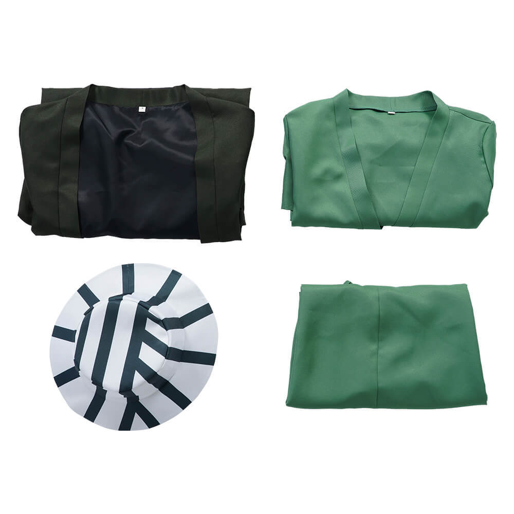 Anime Bleach Kisuke Urahara Cosplay Costume