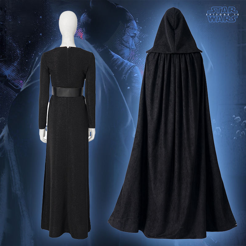 Star Wars The Rise of Skywalker Dark Side Rey Cosplay Costume