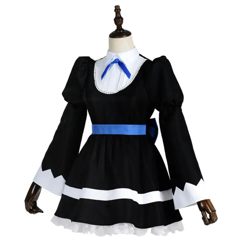 Panty &amp; Stocking with Garterbelt Stocking Anarchy Maid Black Lolita Dress