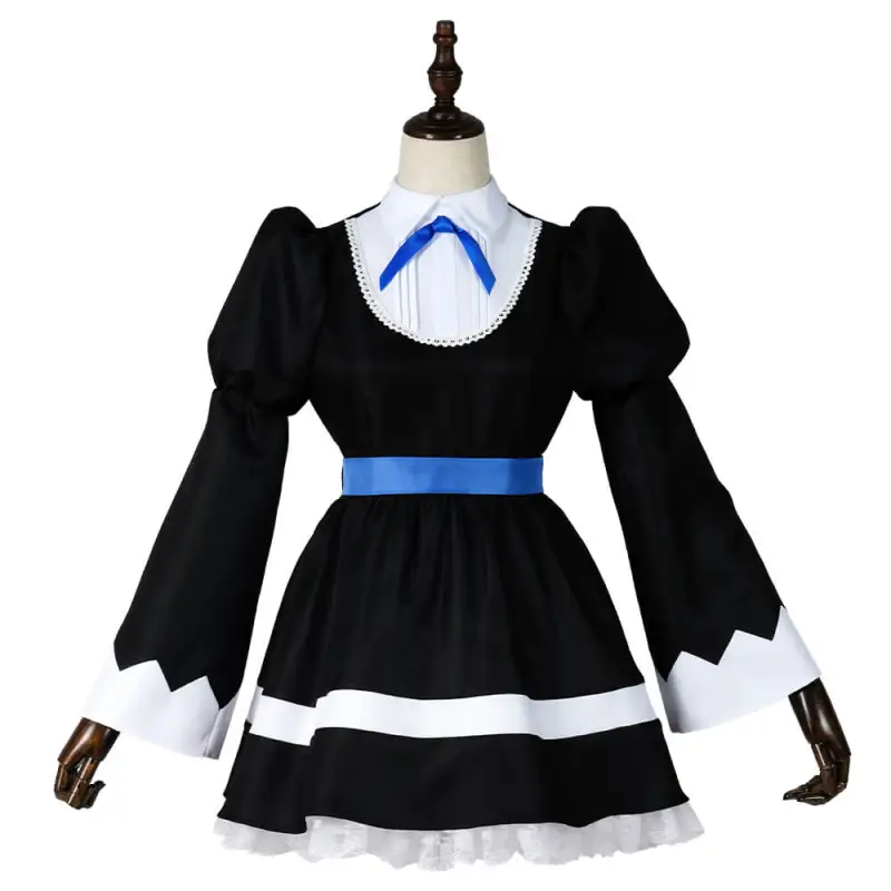 Panty &amp; Stocking with Garterbelt Stocking Anarchy Maid Black Lolita Dress