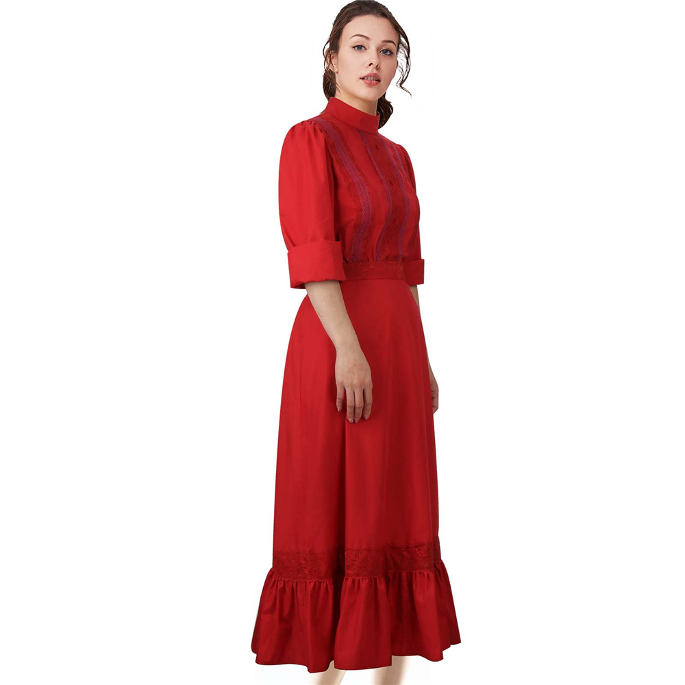 Pearl 2022 Red Dress Cosplay Costume Outfits Shirt Skirt Takerlama