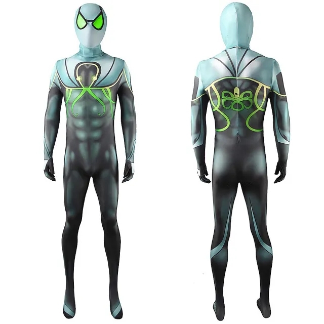Superior Octopus' Suit Spider-Man Costume Superhero Jumpsuit Mask