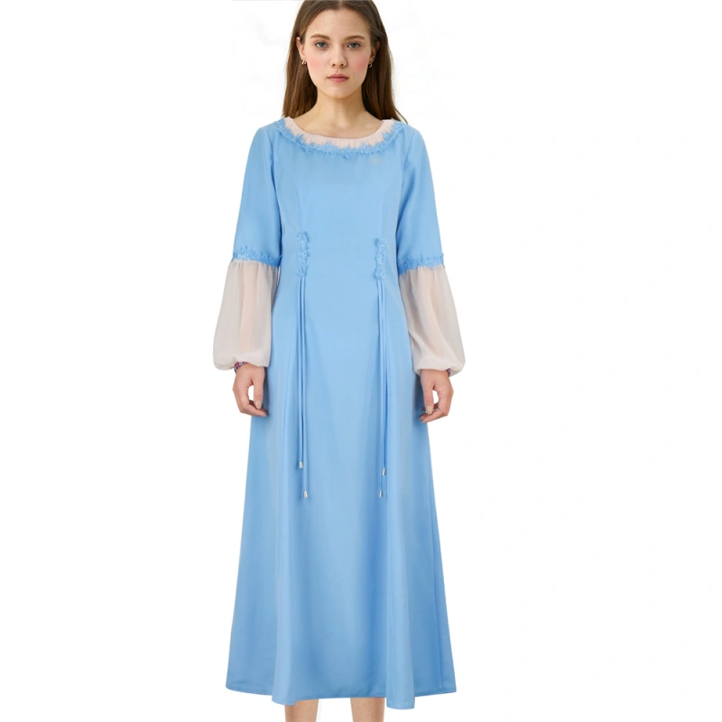 Young Alicent Hightower Blue Dress House of the Dragon Cosplay Costume