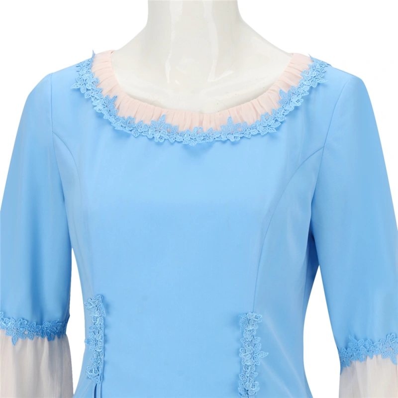 Young Alicent Hightower Blue Dress House of the Dragon Cosplay Costume