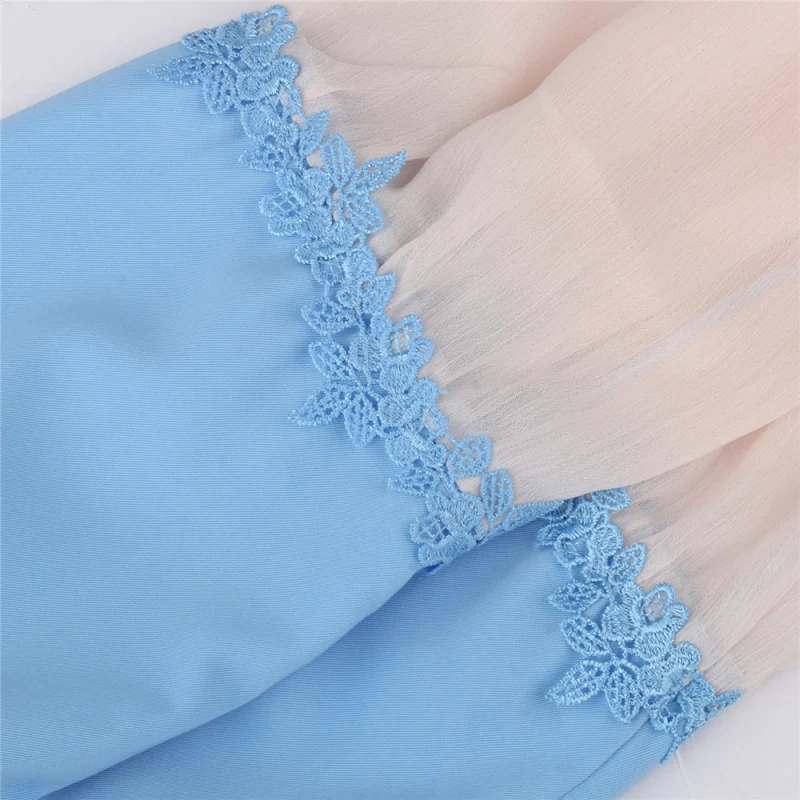Young Alicent Hightower Blue Dress House of the Dragon Cosplay Costume