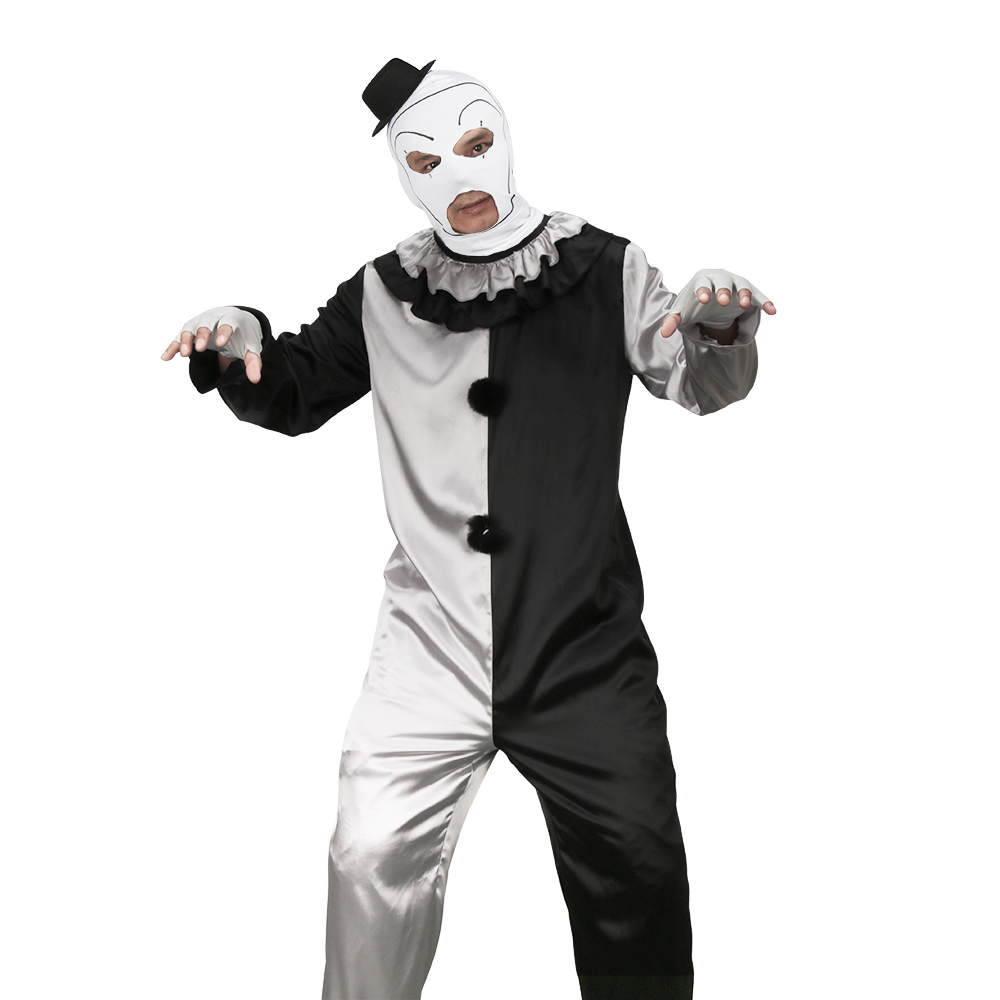 Takerlama Terrifier Halloween Costume Art the Clown Cosplay Outfits the Killer Clown Jumpsuit