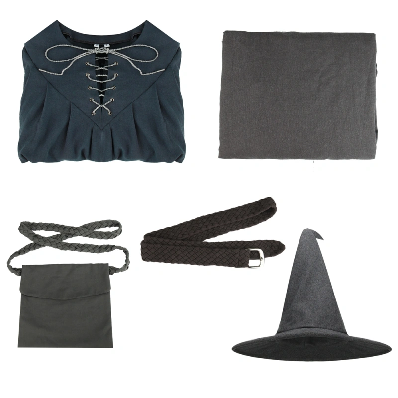 Deluxe Men's The Hobbit Gandalf Wizard Cosplay Costume