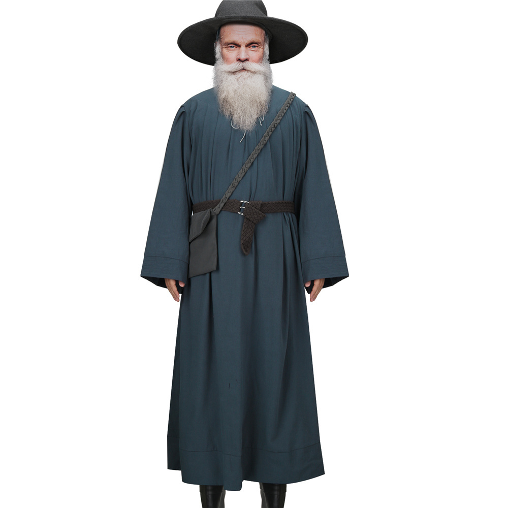 Deluxe Men's The Hobbit Gandalf Wizard Cosplay Costume